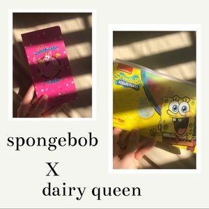 new💗spongebob x dairy queen stationary set